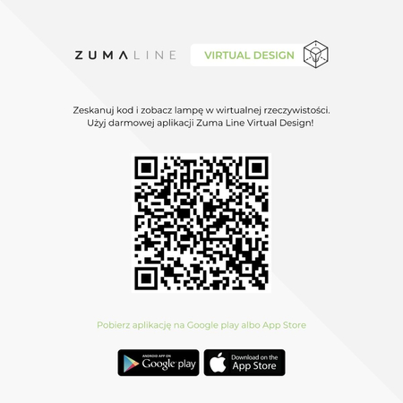 Lampa wisząca Zuma Line P0488-01A-F4AC Rock