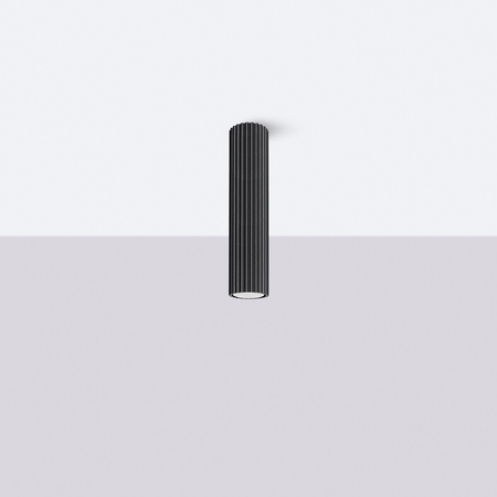 Sollux Lighting Plafon KARBON 30 czarny SL.1570