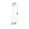 Lampa ogrodowa Luces Exclusivas SIRELIA LE75158 antracyt