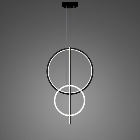 Lampa wisząca Linea No.5 60/40cm czarno biała 4k v2