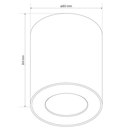 Lampa sufitowa Zuma Line EDO777338 LAMPA SUFITOWA KLARS BIAŁA