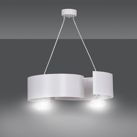 Lampa wisząca VIXON 2 WHITE Emibig 306/2 biały