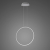 Lampa wisząca Ledowe Okręgi No.1 X 60cm 4k srebrna Dali