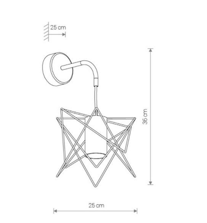 Kinkiet Nowodvorski 8285 GSTAR