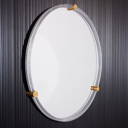 Lustro Zuma Line D2532 LUSTRO LED 60 CM CZARNE/BLACK