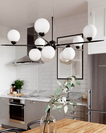 Lampa wisząca By Rydens Punto 4202050-4002 czarny matowy