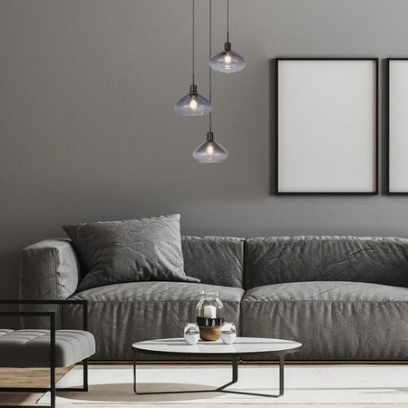 Lampa wisząca Rabalux Dvora 72023 czarny matowy