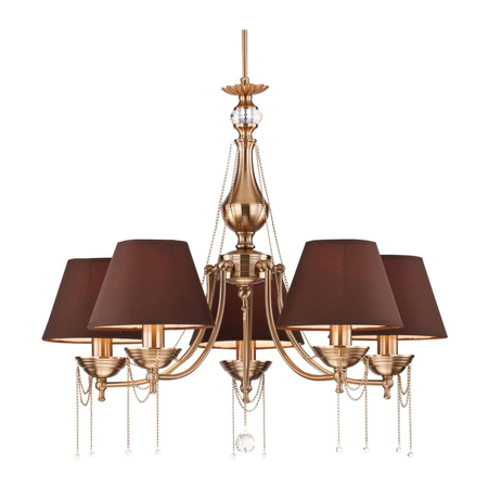 Żyrandol Maytoni RC0100-PL-05-R Chester - Mosiądz