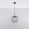 Sollux Lighting Lampa wisząca CELTA czarna SL.0296