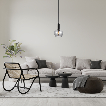 Lampa wisząca Italux Stabla PND-30084-1-BK-SG Czarny