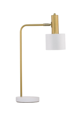 Lampa stołowa Luces Exclusivas FRESNILLO biały/złoty LE42971