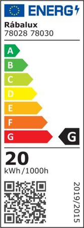 Lampa wewnętrzna Rabalux Duddu 78030 czarny