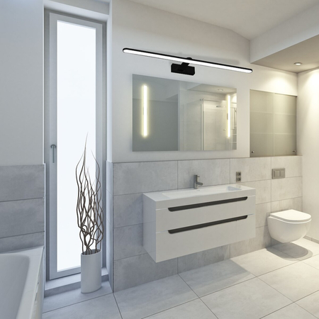 Milagro Kinkiet SPLASH BLACK 100cm 21W LED ML5725 CZARNY