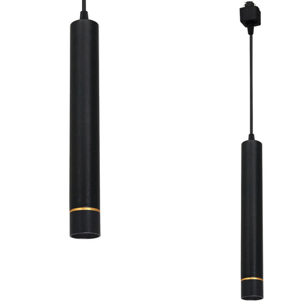 Milagro TRACK LIGHT PENDANT BLACK/GOLD 3W LED ML6510 CZARNY / ZŁOTY