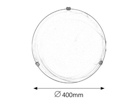 Lampa sufitowa Rabalux Alabastro 3302 białe szkło alabastrowe