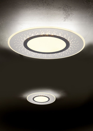 Lampa sufitowa Trio 626919307 czarny/srebrny
