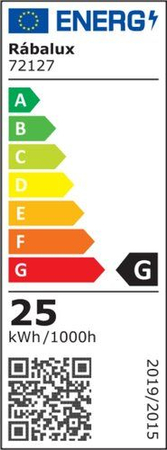 Lampa wisząca Rabalux Elia 72127 czarny matowy