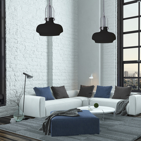 Light Prestige Lampa wisząca Piano czarna 1xE27 LP-3763/1P CZARNY