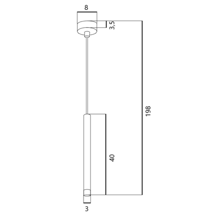 Lampa wisząca Azzardo VERNO AZ6260 BLACK