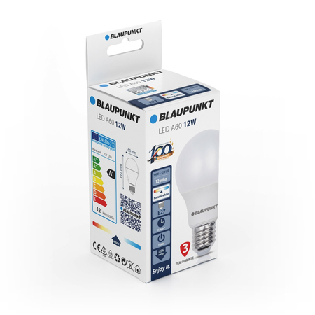Blaupunkt Żarówka LED E27 12W barwa naturalna