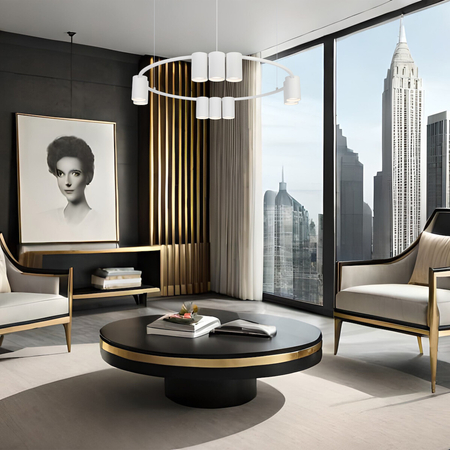 Milagro Lampa wisząca (koło) Genesis 10xGU10 Biały ML0374 BIAŁY