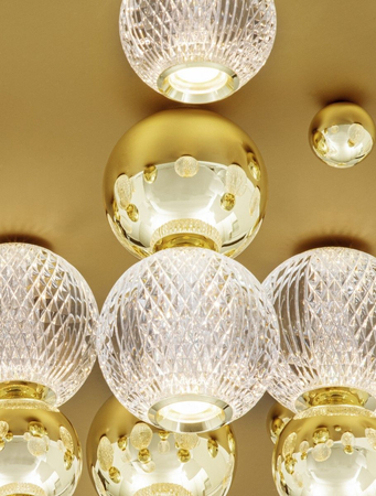Lampa sufitowa Luces Exclusivas PONCE złoty LE42707