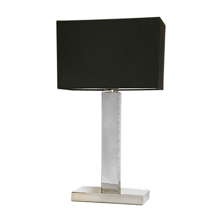 Lampa stołowa By Rydens Prime H47 cm chrom/czarna 4002680-6510