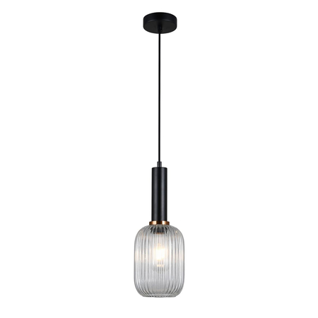 Lampa wisząca Italux PND-5588-1M-BKCL Antiola