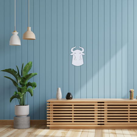 Lampa ścienna LED Byk Abigali Bull Biała