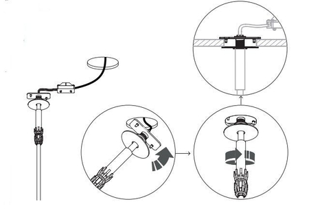 Lampa sufitowa LASER 750 Nowodvorski 10908 biały