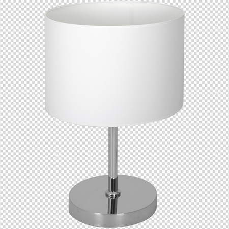 Milagro Lampka stołowa Casino Biały / Chrom 1xE27 ML6375 Biel / Chrom