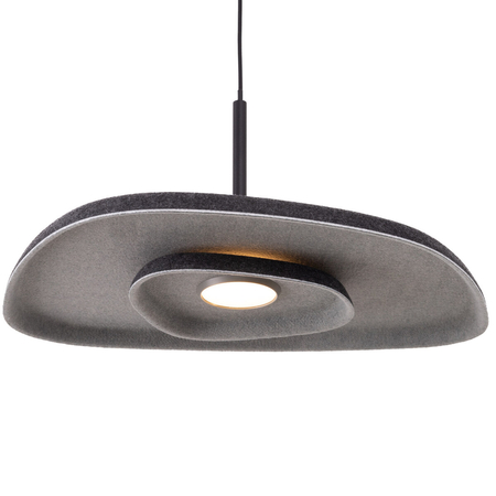 MAXLIGHT P0560 LAMPA WISZACA DEUX BLACK&GREY