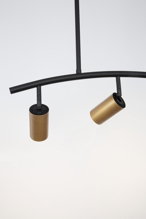 Lampa wisząca Luces Exclusivas CAYES czarny/złoty LE42617