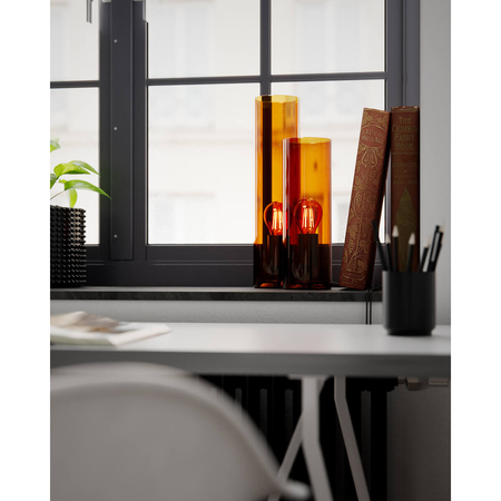 Lampa stołowa By Rydens Flake H30 cm koniakowa 2820570-5512