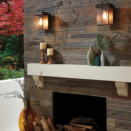 Lampa zewnętrzna Elstead Lighting Glenview brąz FE-GLENVIEW-M