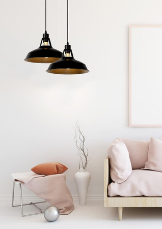 Lampa wisząca Lucide BRASSY/BIS czarny 43401/31/30