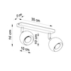 Sollux Lighting Plafon OCULARE 3 biały SL.0439