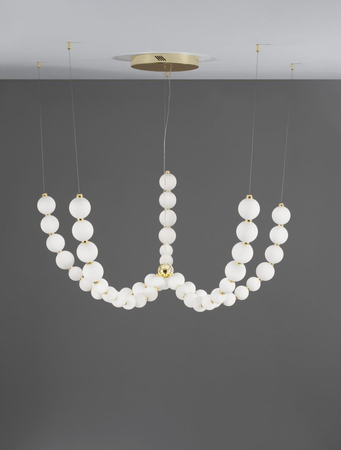 Lampa wisząca Luces Exclusivas MOCA złoty LE42746