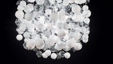 Lampa wisząca Ideal Lux 087924 Bollicine SP14 Bianco