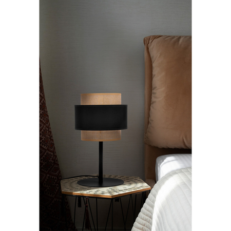 Lampa stołowa Kaja GATO K-5236 czarny, beżowy