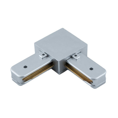 Konektor do szyn 1-fazowych typ L (kątowy) srebrny Greenie