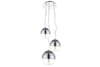 Lampa wisząca IRIS 3 CHROME Azzardo AZ3104 chrom