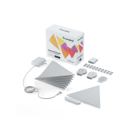Nanoleaf ISMNLST9 Nanoleaf Shapes Triangles Starter Kit - panele świetlne (9 paneli świetlnych)