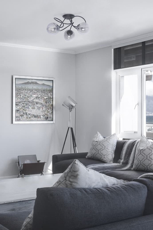 Lampa sufitowa RUBI Kaja K-5116 grafitowy