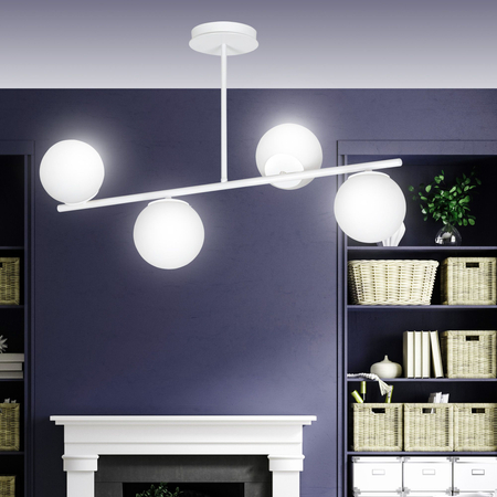 Lampa sufitowa BIOR 4 WHITE Emibig 1021/4 biały