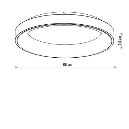 Plafon Nowodvorski NIKKI ROUND LED 11202 Biały