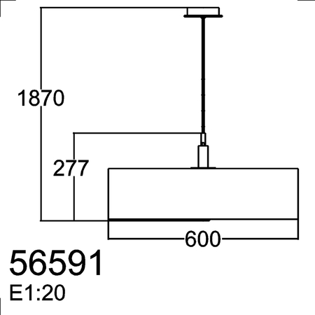 Lampa wisząca DISCO 60 ciemny brązowy 4xE27