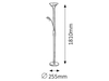 Lampa podłogowa Rabalux Beta 4075 chrom satyna