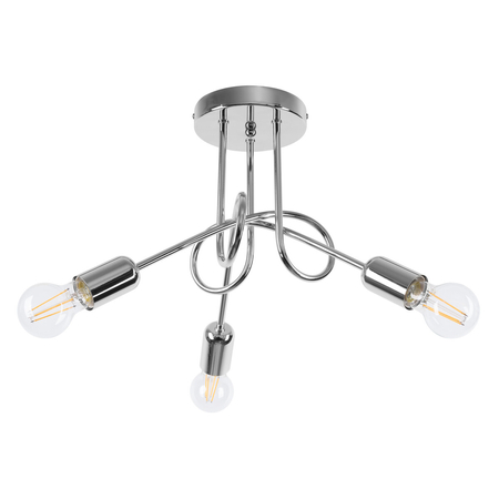 Sollux Lighting Żyrandol LOOP 3 chrom SL.1440