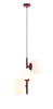 Lampa wisząca BLOOM Aldex 1091L15 czerwony
